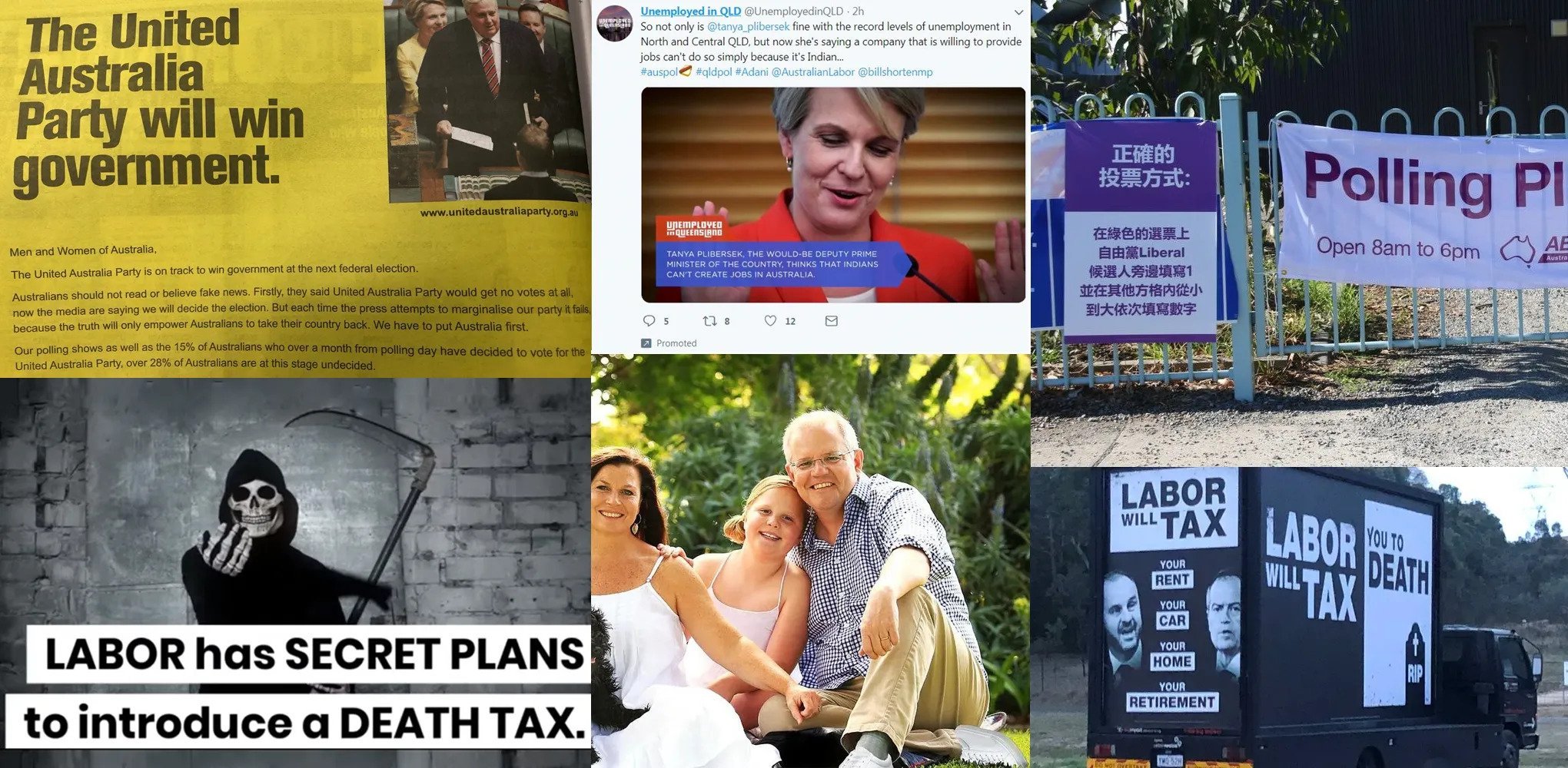 Political advertising and truth in democracy concept